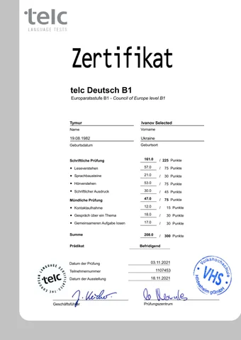 TestDaf-Zertifikat ohne Prüfung kaufen