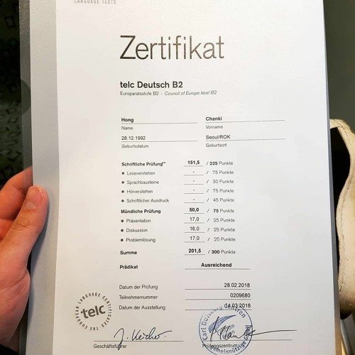 TestDaf-Zertifikat kaufen