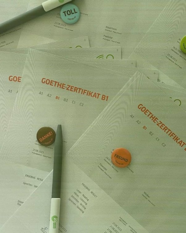 Registriertes Deutsch-Sprachzertifikat kaufen